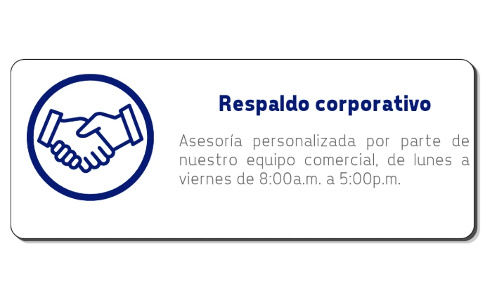 Ícono de apretón de manos que simboliza el respaldo corporativo y la asesoría comercial personalizada para distribuidores de repuestos de motos.